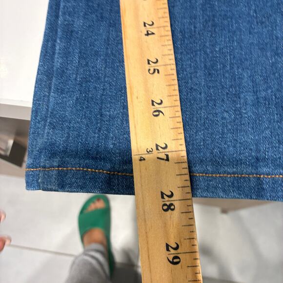 Veronica Beard Beverly Skinny High Rise Flare Jeans in Bright Blue Sz 29 - Picture 11 of 12